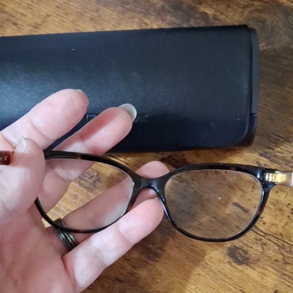 Dolce & Gabbana Glossy Black Cat-Eye Glasses - Picture 3 of 3